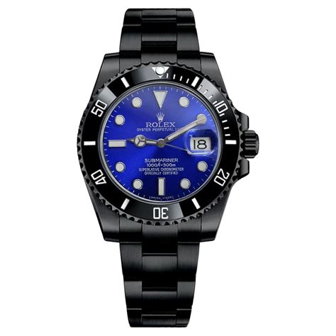 rolex submariner ghiera nero quadrante blu|rolex submariner date watch manual.